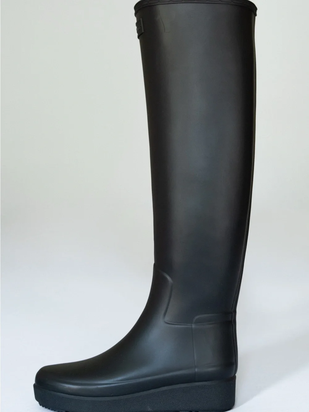 Hunter Black Over-the-Knee Waterproof Rain Boots